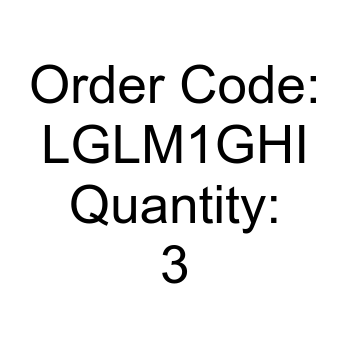 LGLM1GHI x 3