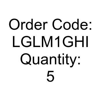LGLM1GHI x 5