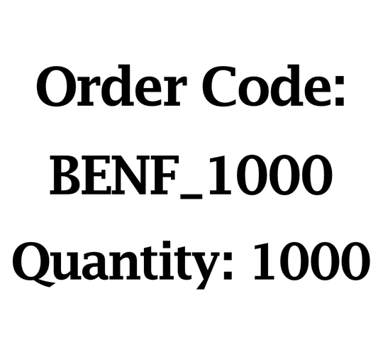BENF_1000 x Quantity 1000